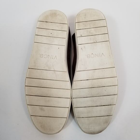 Vince Women's Burgundy Suede Leather Low Ankle Chukka Sneaker Size 9 - Picture 6 of 7